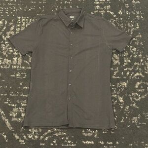 Boohoo Men's Black Button Down Shirt
